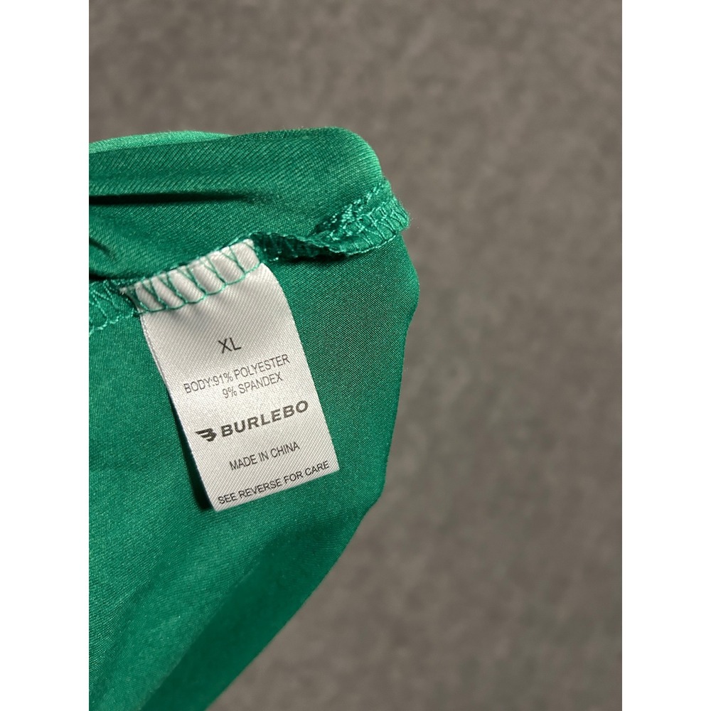 BURLEBO Green Polo Shirt with Yellow Accents - Picture 5 of 8